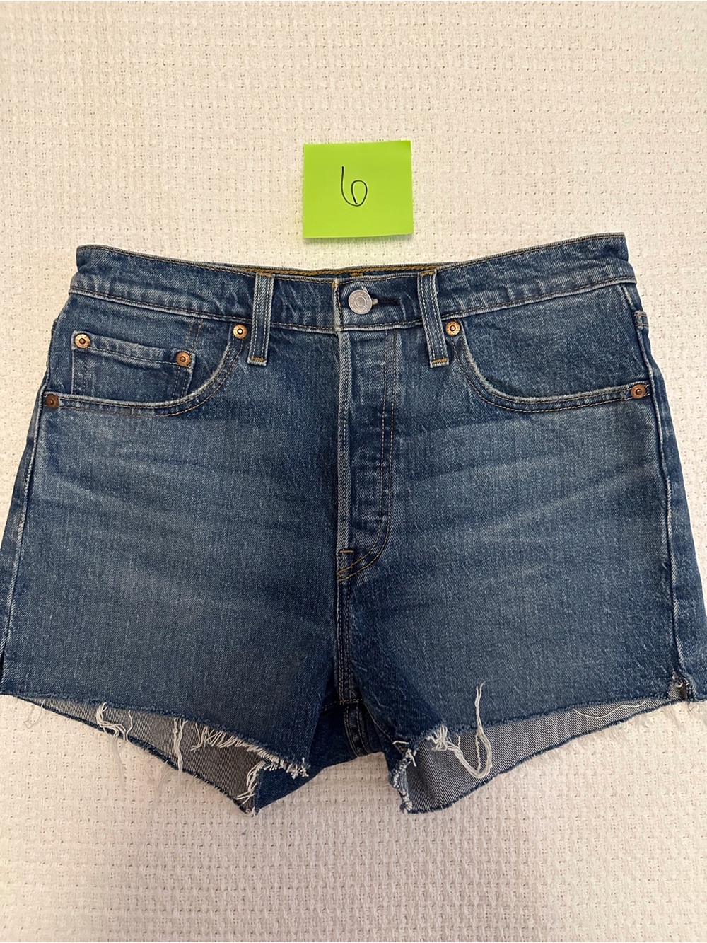 NWOT Levi's 501 High-Rise Denim Cutoff Shorts
